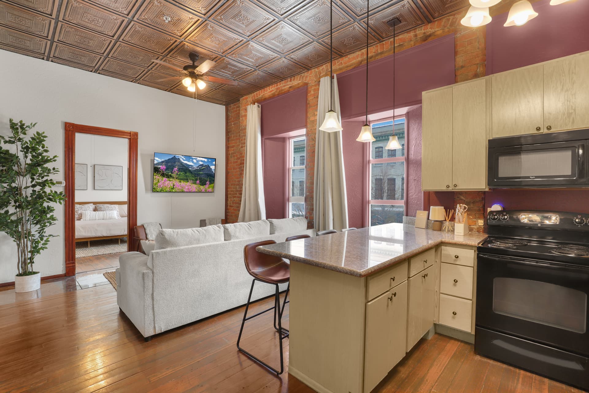 The Aspen suite interior photo 4 at The Cory Block Apartments