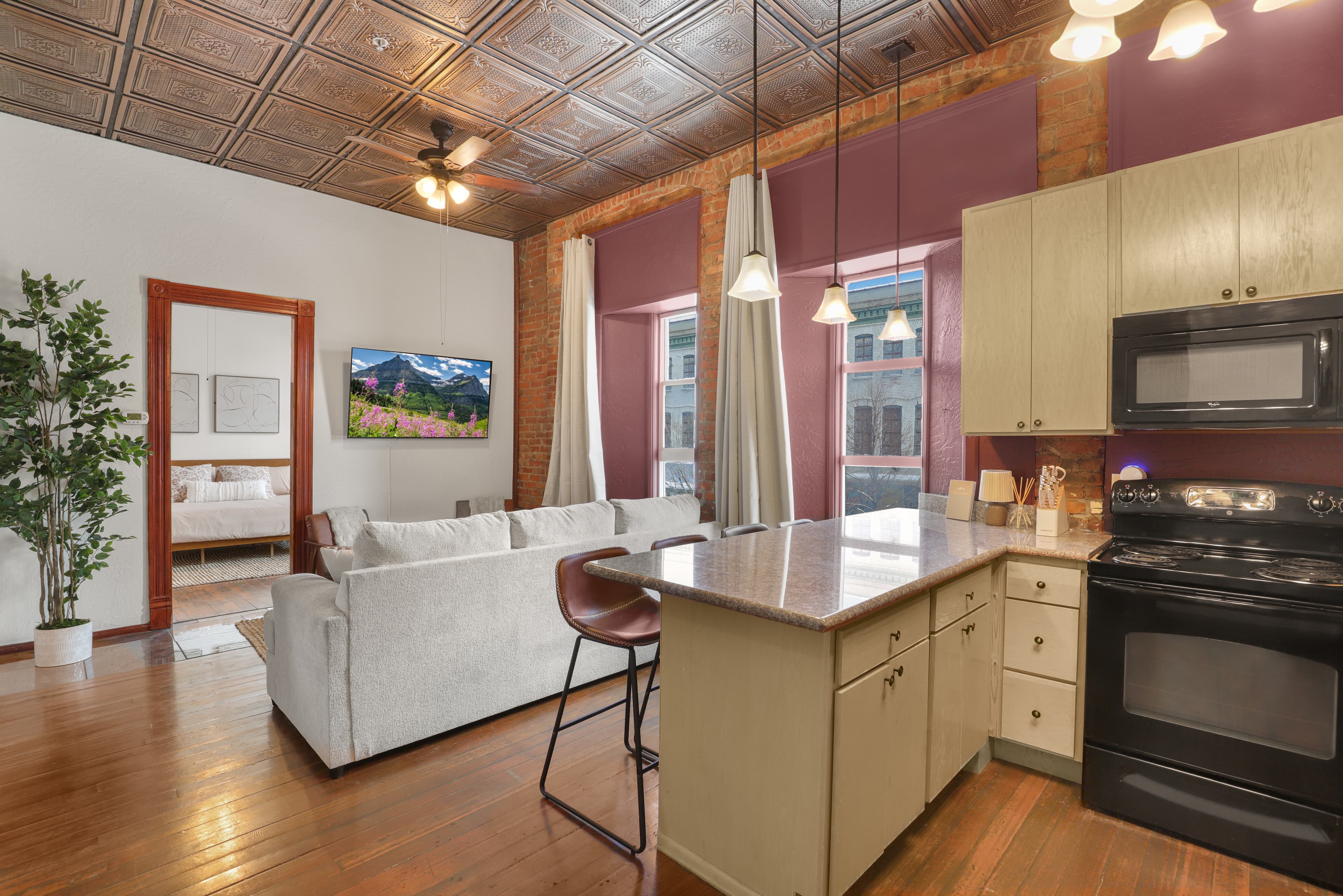 The Aspen bedroom in downtown Great Falls