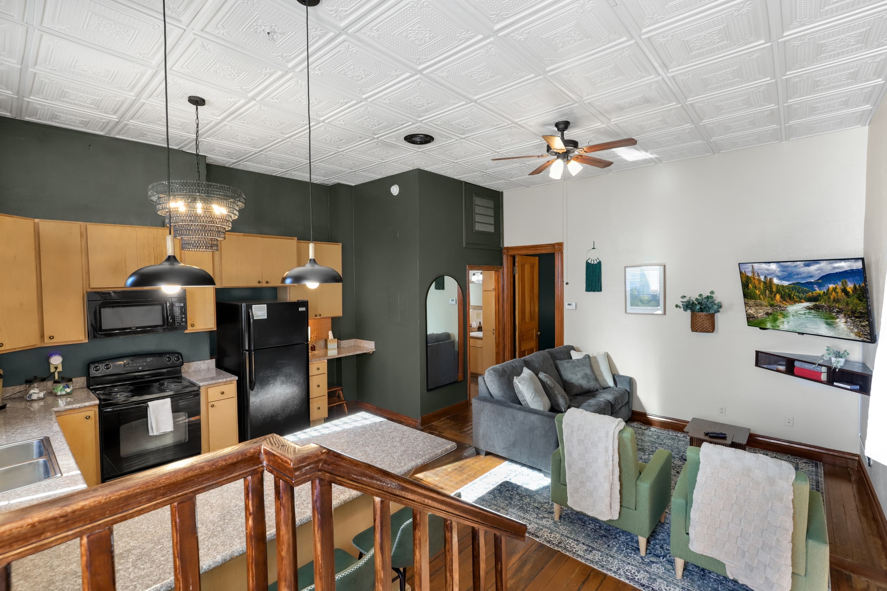 The Lewis bedroom in downtown Great Falls