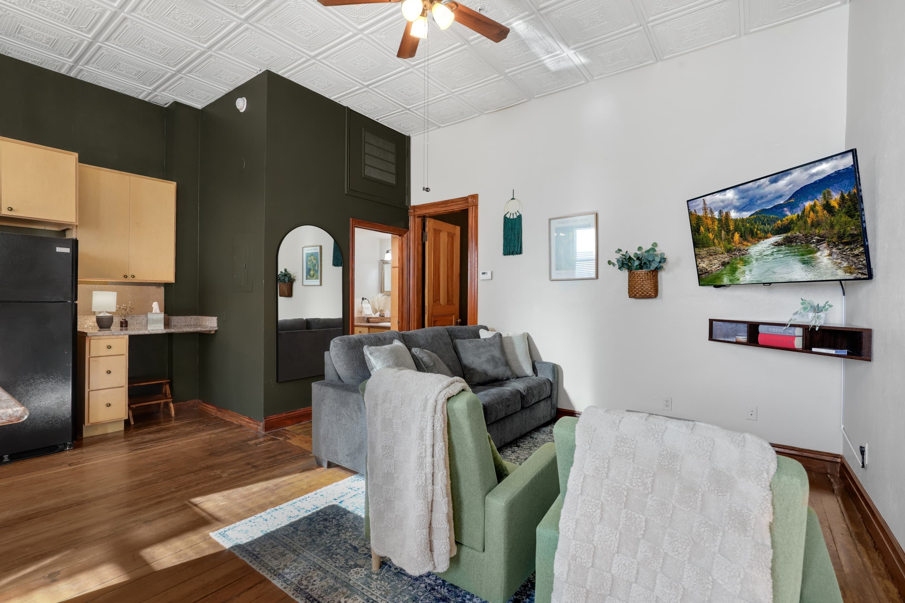 The Lewis bedroom in downtown Great Falls