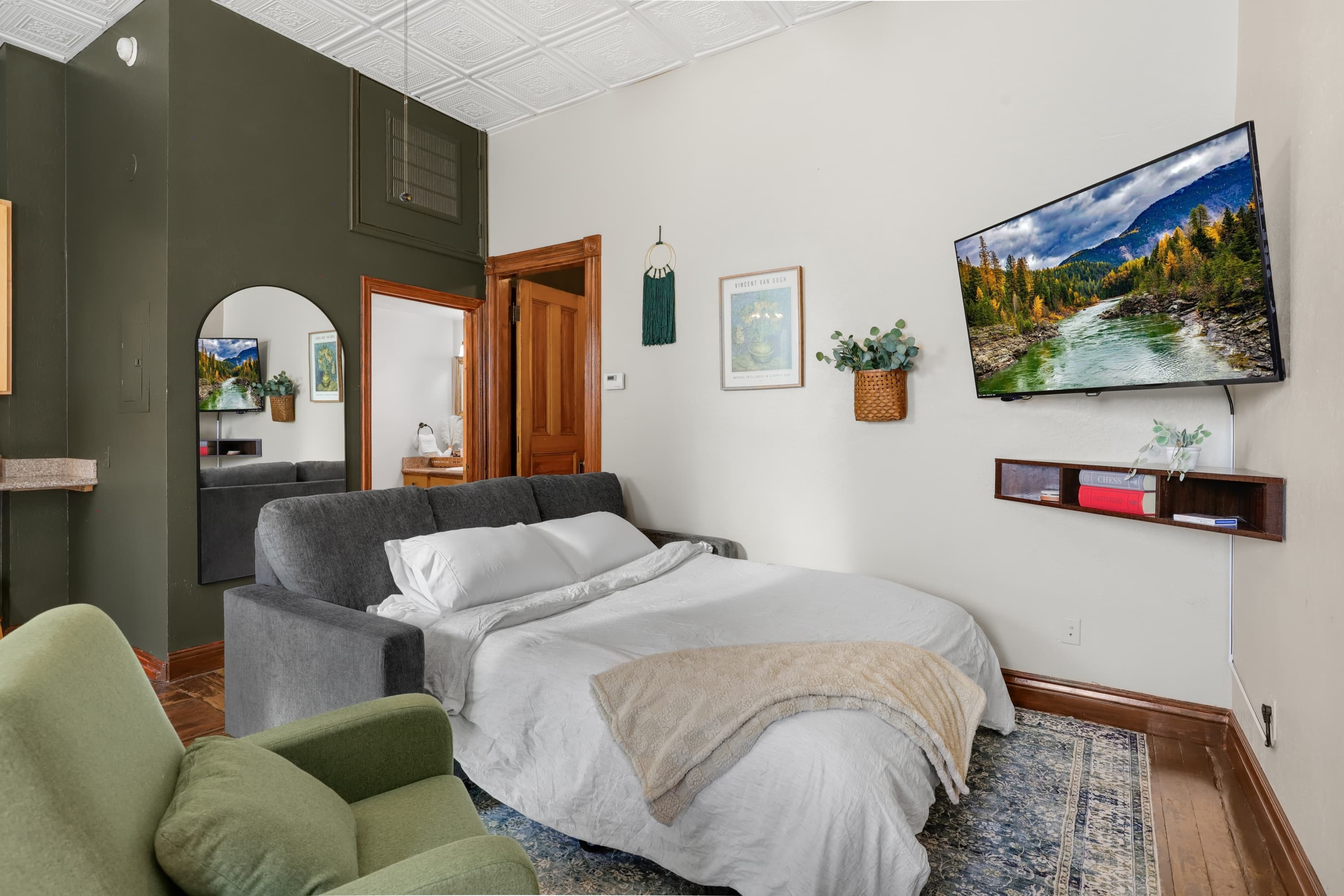 The Lewis bedroom in downtown Great Falls