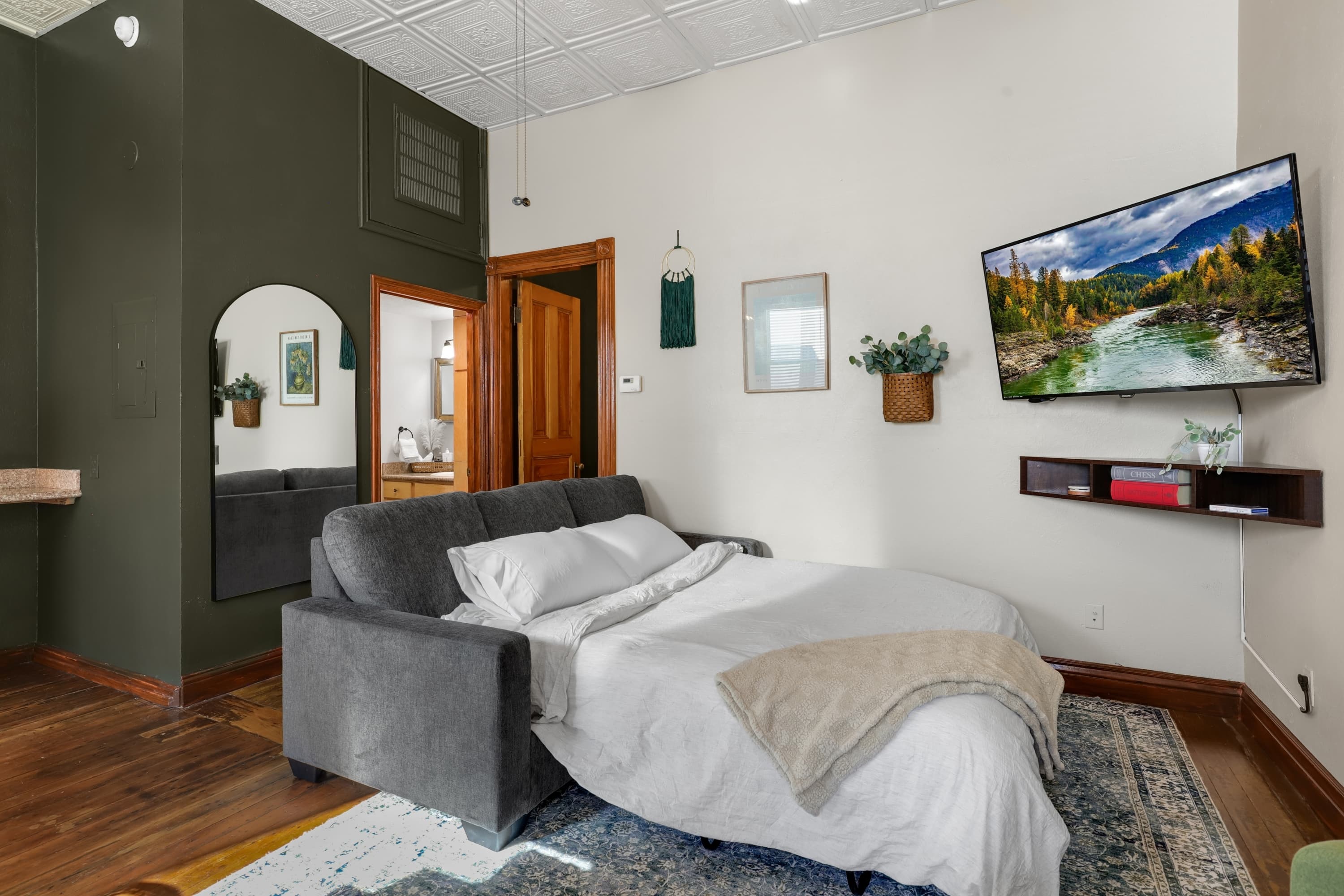 The Lewis bedroom in downtown Great Falls
