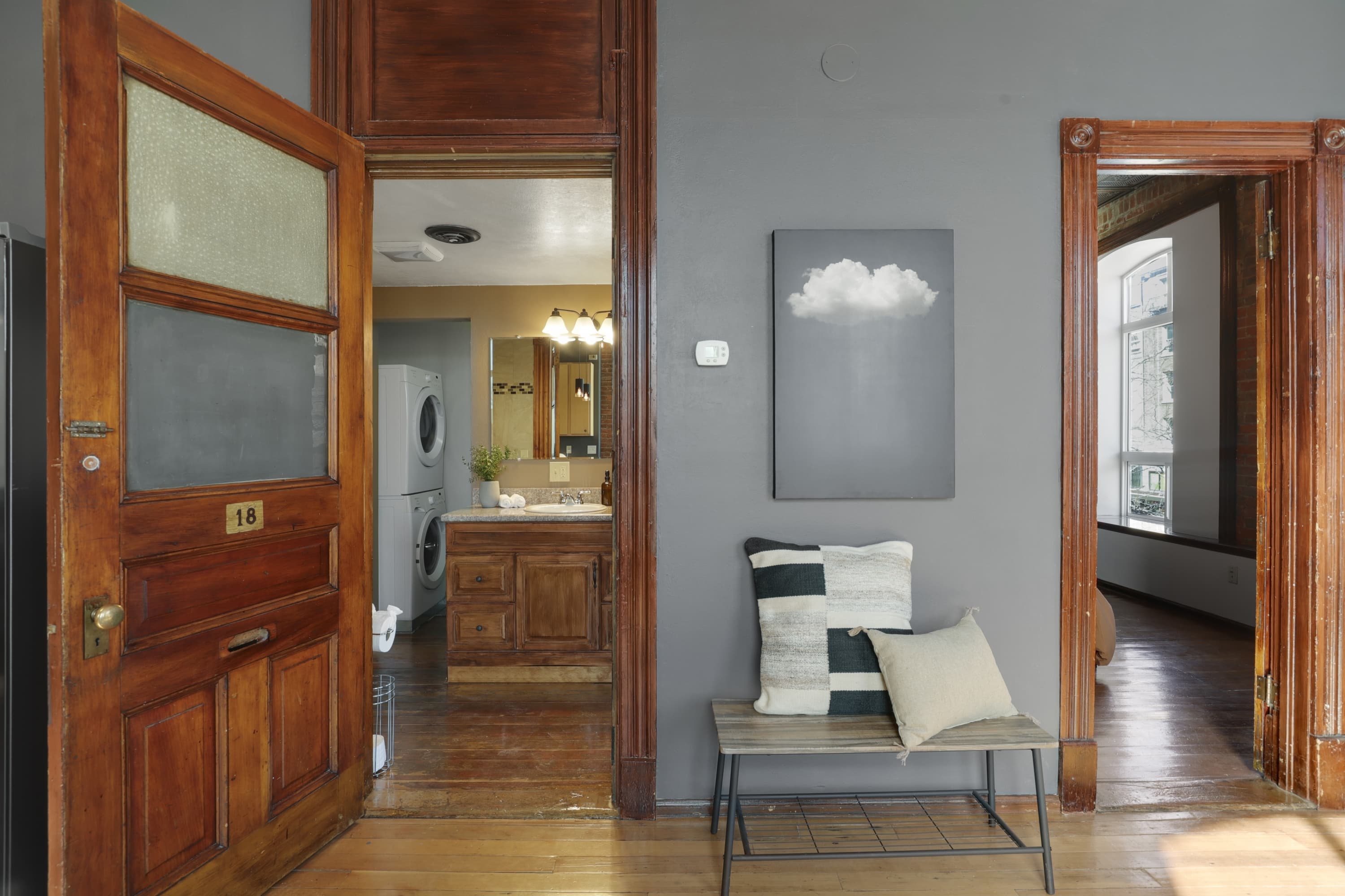 The Overlook bedroom in downtown Great Falls